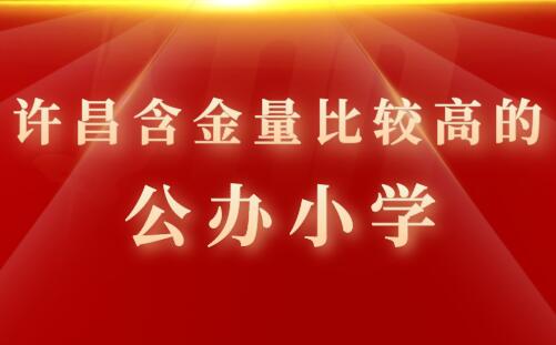 许昌含金量比较高的公办小学